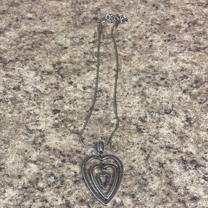 Brighton Silver Heart Pendant Necklace
